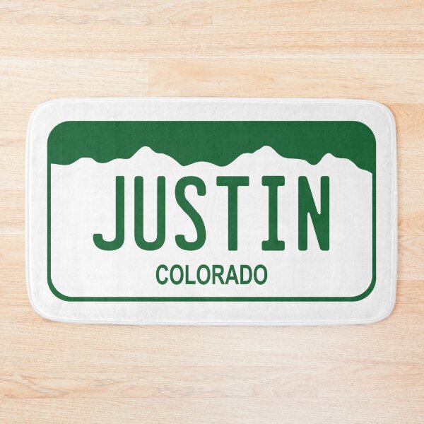 Item preview, Colorado License Plate - Justin designed and sold by rracheell.