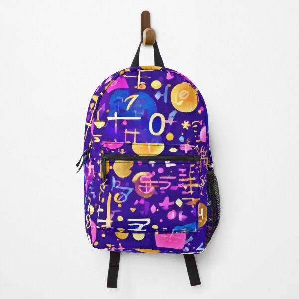 Item preview, Gold Neon Math Art: Vibrant Colors designed and sold by Health And Fitness Posts e-Store.