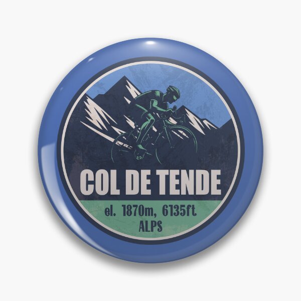 Item preview, Col de Tende France-Italy Cycling Mountain Design designed and sold by CynthiaGraphics.