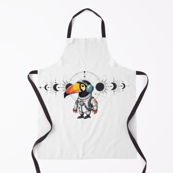 Item preview, astronaut toucan designed and sold by Yeyishop.