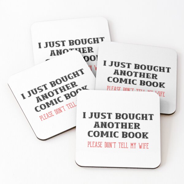 Item preview, I Just Bought Another Comic Book - Please Do Not Tell My Wife - funny gift for comic fans designed and sold by ArtYourStyle.
