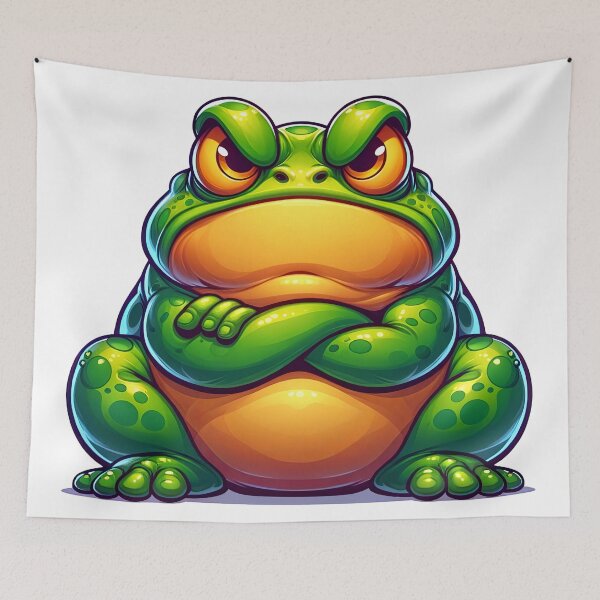 Item preview, Grumpy Bullfrog designed and sold by digital-savant.
