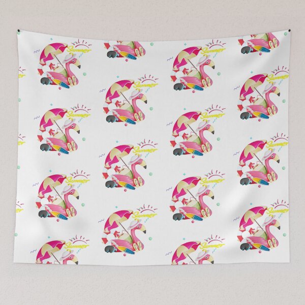 Item preview, pink flamingo summer designed and sold by sochadesigner.