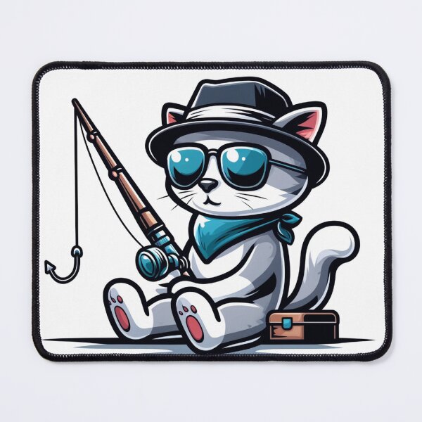 Item preview, Fishing cat designed and sold by NTKSHOP11.