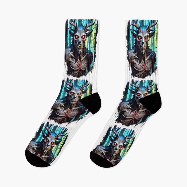 Item preview, Scary Wendigo Creature In The Forest designed and sold by TheArtOfPat.