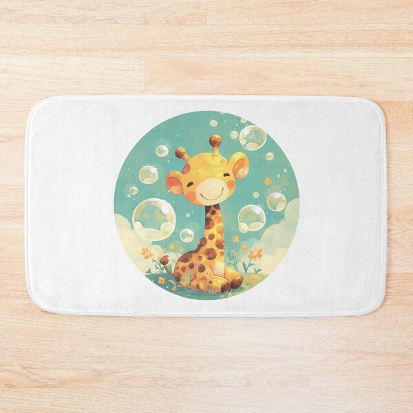 Item preview, Giraffe // Cute Giraffe art // kids // children // Bubbles designed and sold by SMARTKIT  DESIGNAGENCY.