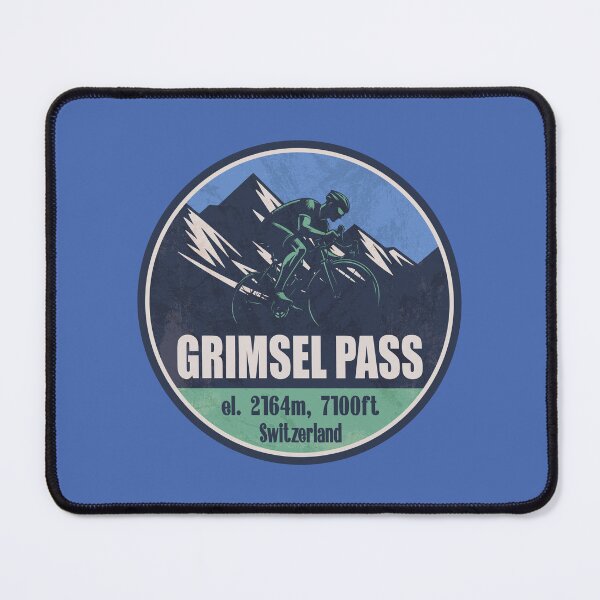 Item preview, Grimsel Pass (Grimselpass) Switzerland Cycling Mountain Design designed and sold by CynthiaGraphics.