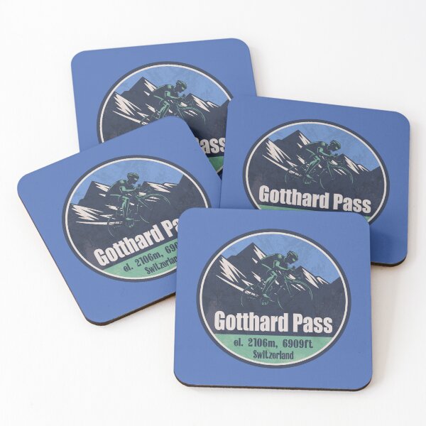 Item preview, Gotthard Pass (Gotthardpass) Switzerland Cycling Mountain Design designed and sold by CynthiaGraphics.