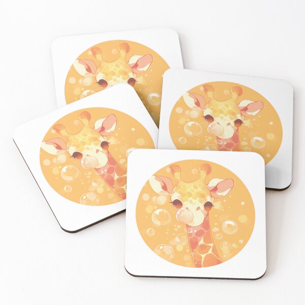 Item preview, Giraffe // Cute Giraffe art // kids // children // Bubbles designed and sold by SMARTKIT  DESIGNAGENCY.
