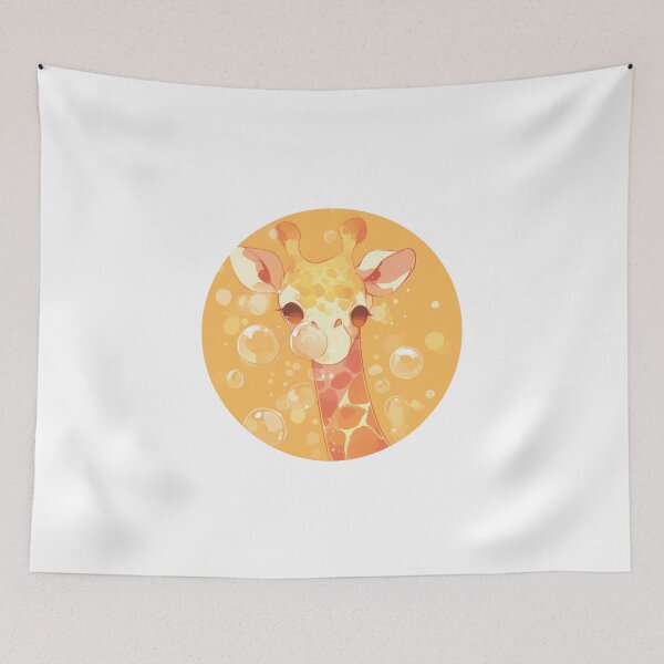 Item preview, Giraffe // Cute Giraffe art // kids // children // Bubbles designed and sold by SMARTKIT  DESIGNAGENCY.