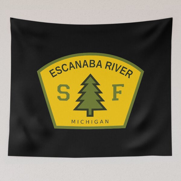 Item preview, Escanaba River State Forest Michigan designed and sold by bivenart.