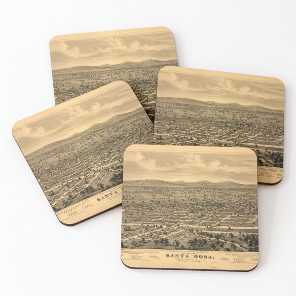 Item preview, Santa Rosa, California (1876) designed and sold by allhistory.