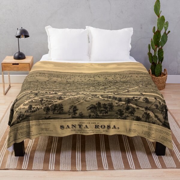 Item preview, Santa Rosa, California (1876) designed and sold by allhistory.