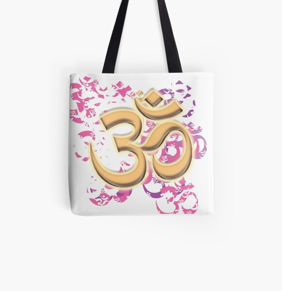 OM vibes All Over Print Tote Bag