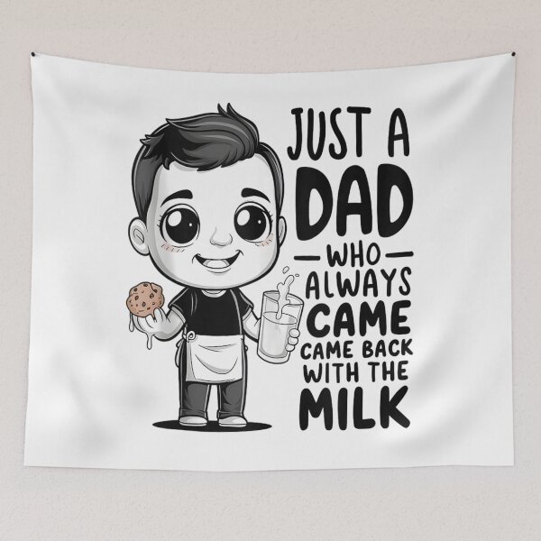 Item preview, Just A Dad Who Always Came Back With The Milk designed and sold by skeastore.