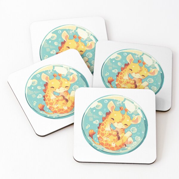 Item preview, Giraffe // Cute Giraffe art // kids // children // Bubbles designed and sold by SMARTKIT  DESIGNAGENCY.