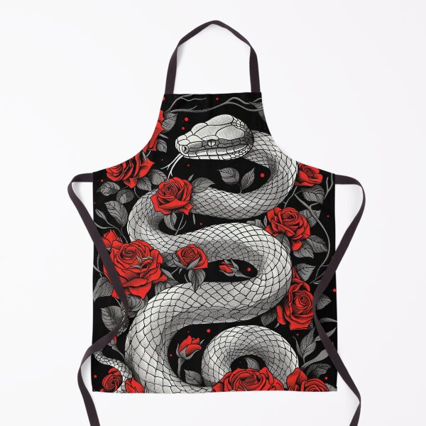 Item preview, Red Roses with a Viper designed and sold by OccultDreams.