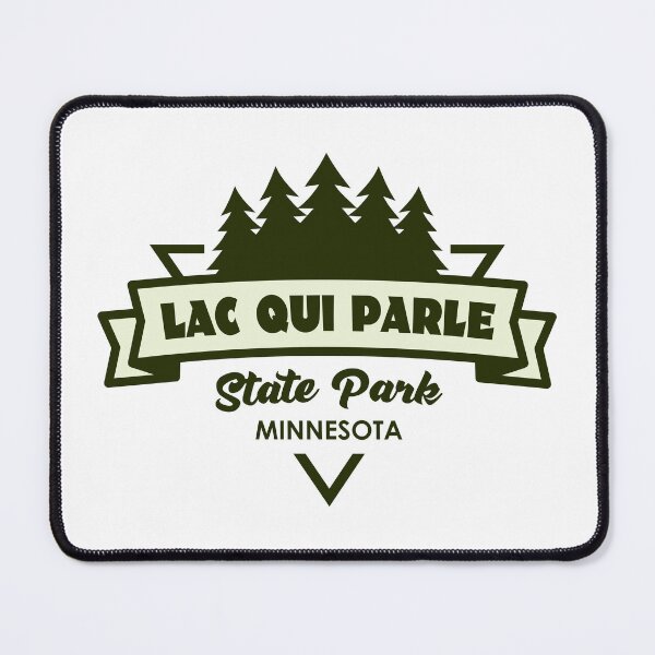 Item preview, Lac Qui Parle State Park Minnesota Trees And Ribbon designed and sold by bivenart.
