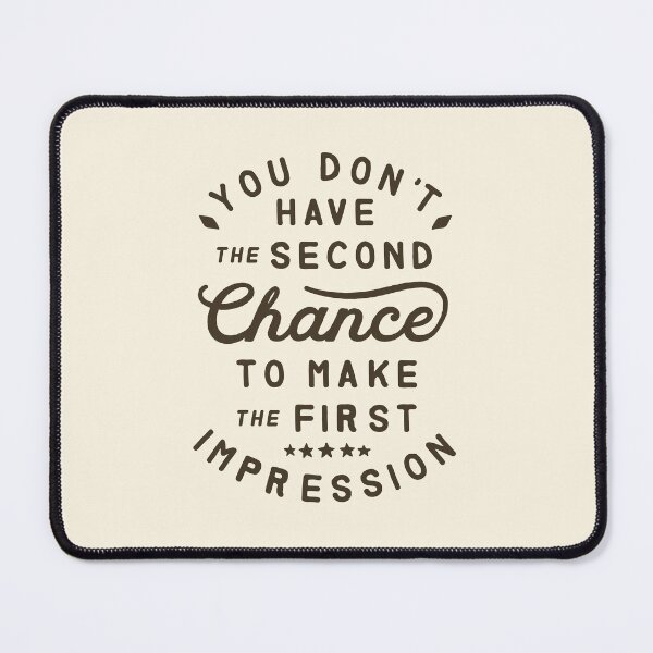 Item preview, Second Chance First Impression Motivational Retro Funny designed and sold by Geek Updated.