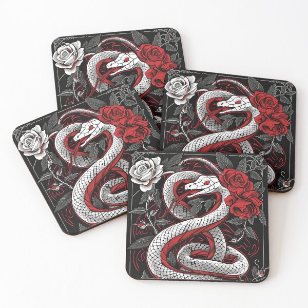 Item preview, Rose Serpent Tattoo designed and sold by OccultDreams.