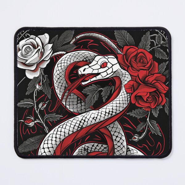 Item preview, Rose Serpent Tattoo designed and sold by OccultDreams.