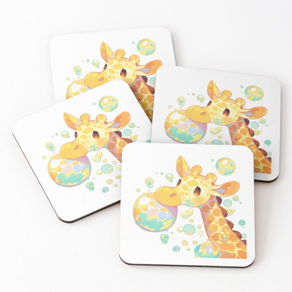 Item preview, Giraffe // Cute Giraffe art // kids // children // Bubbles designed and sold by SMARTKIT  DESIGNAGENCY.