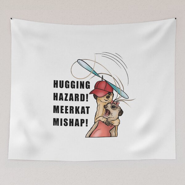 Item preview, Hugging Hazard  Meerkat Mishap! designed and sold by RysowankaZS.