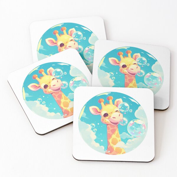 Item preview, Giraffe // Cute Giraffe art // kids // children // Bubbles designed and sold by SMARTKIT  DESIGNAGENCY.