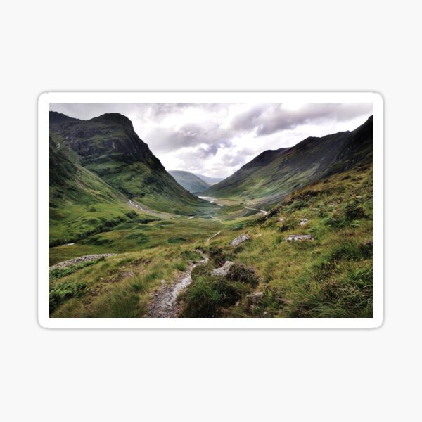 Glencoe, Highlands of Scotland Sticker