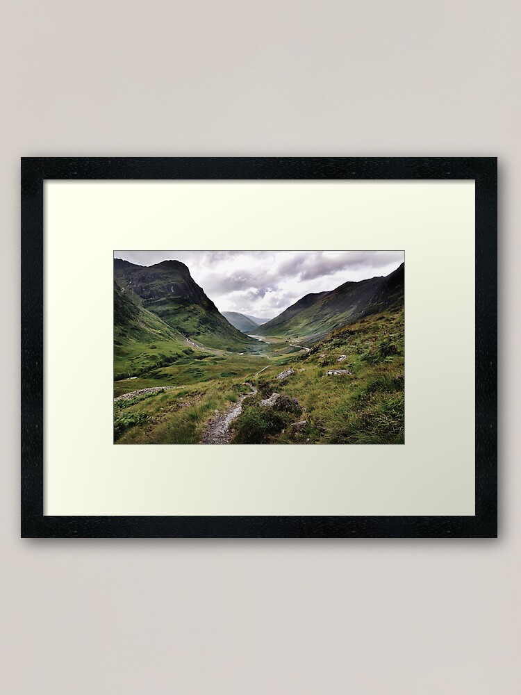 Alternate view of Glencoe, Highlands of Scotland Framed Art Print