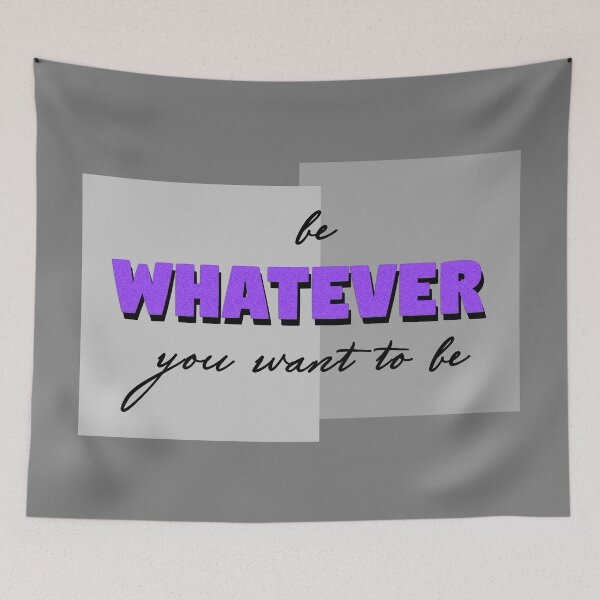 Item preview, Be whatever you want to be (purple) designed and sold by Sinmara12.
