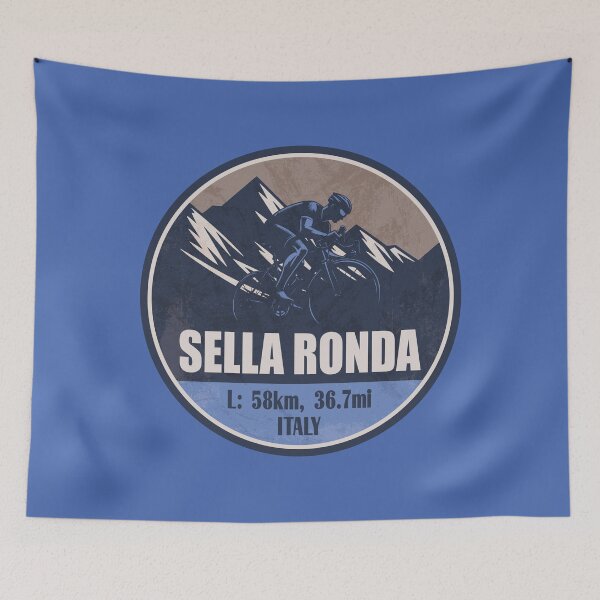 Item preview, Sella Ronda (Sellaronda) Italy Cycling Mountain Design designed and sold by CynthiaGraphics.