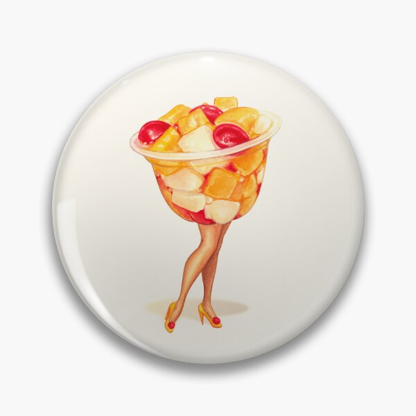 Item preview, Fruit Cup Pin-Up designed and sold by Kelly  Gilleran.