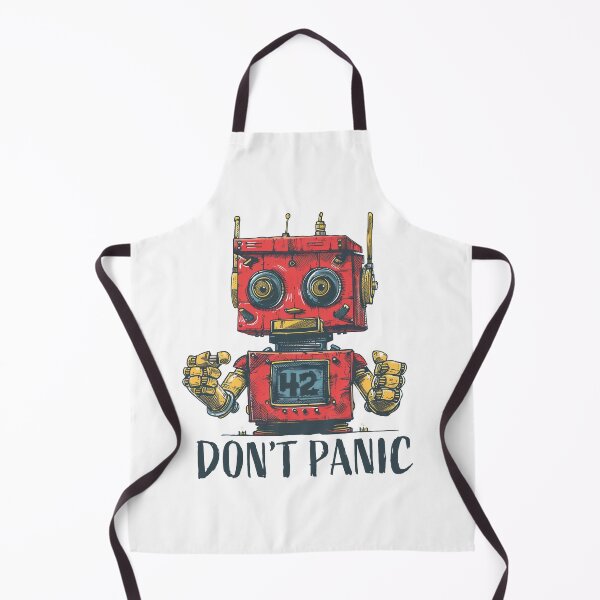 Item preview, Robot Trying Not to Panic designed and sold by Grafixgurl247.