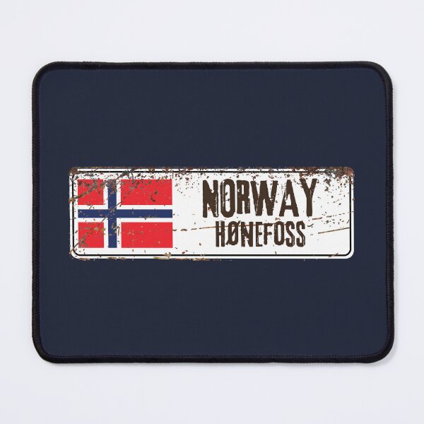 Item preview, Hønefoss Norway Flag – Ringerike & Waterfall Town designed and sold by jeshands.