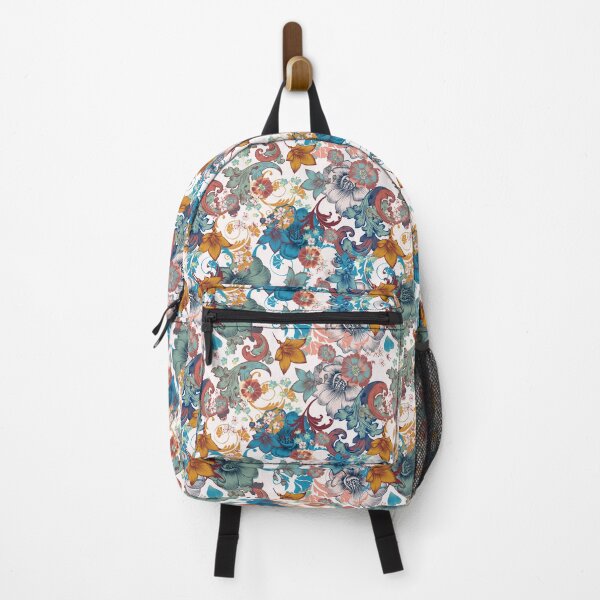 Item preview, Swirl vintage bohemian style floral pattern designed and sold by FleurDesign.