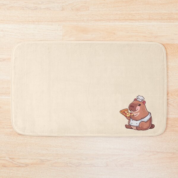 Item preview, Cute Capybara Pizza Kawaii designed and sold by canvadreamer444.
