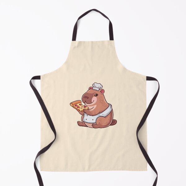 Item preview, Cute Capybara Pizza Kawaii designed and sold by canvadreamer444.