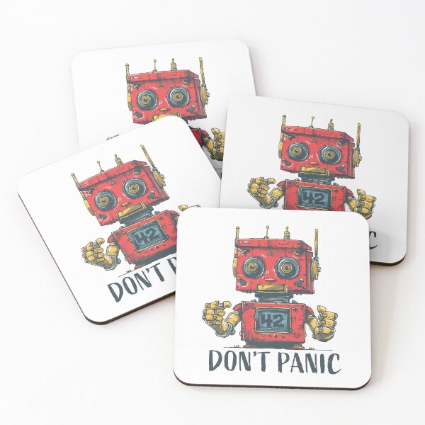 Item preview, Robot Trying Not to Panic designed and sold by Grafixgurl247.
