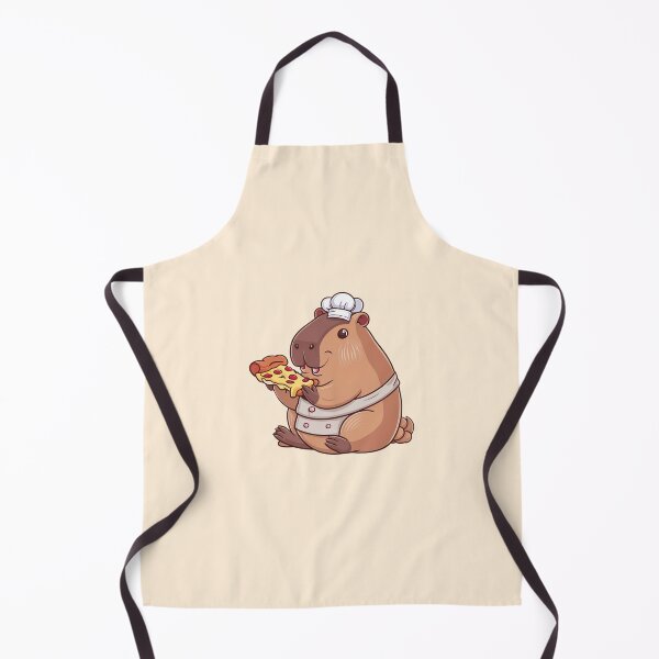 Item preview, Cute Capybara Pizza Kawaii designed and sold by canvadreamer444.