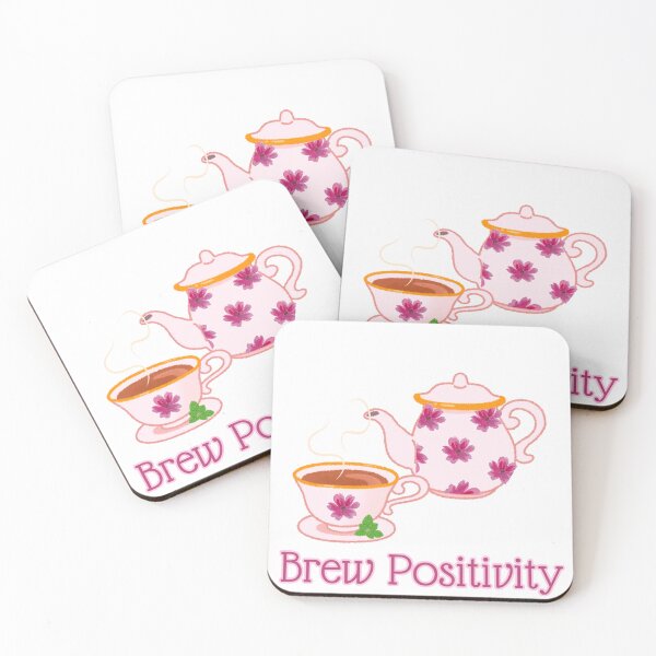 Item preview, Brew Positivity cup of tea/ coffee designed and sold by Kalpa.