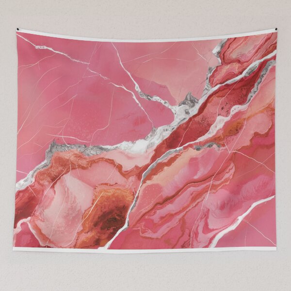 Item preview, Pink and Gold Marble Art designed and sold by ChainsArt.