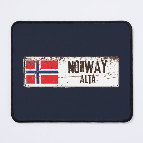 Item preview, Alta Norway Flag – Northern Lights City & Arctic designed and sold by jeshands.