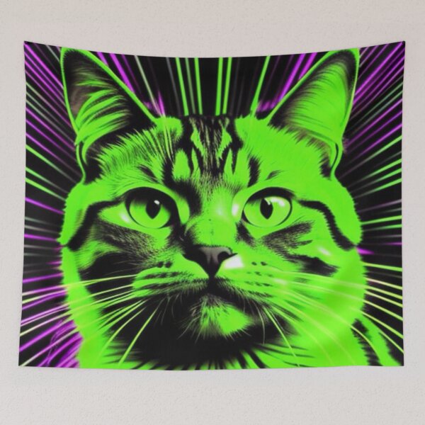 Item preview, Festival Cat by Music Genius Art designed and sold by musicgeniusart.