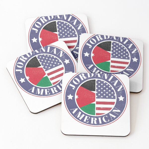 Item preview, Proud Jordanian-American Badge - Jordan Flag designed and sold by chrisrivait.