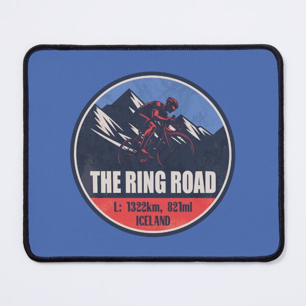 Item preview, Ring Road (Route 1) Iceland Cycling Mountain Design designed and sold by CynthiaGraphics.