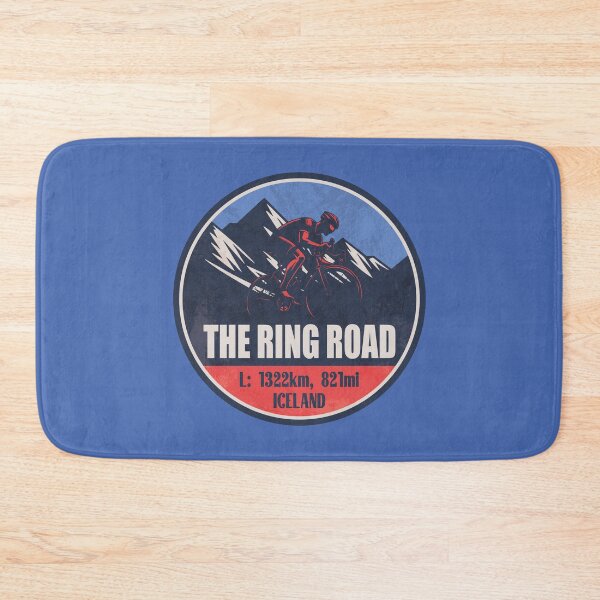 Item preview, Ring Road (Route 1) Iceland Cycling Mountain Design designed and sold by CynthiaGraphics.