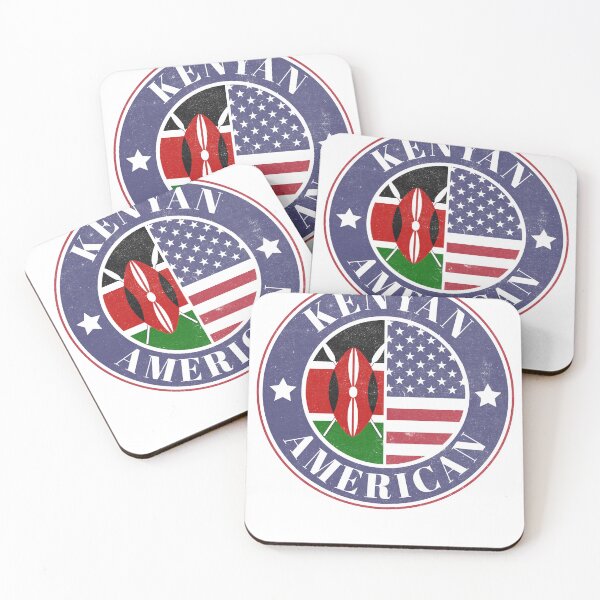 Item preview, Proud Kenyan-American Badge - Kenya Flag designed and sold by chrisrivait.