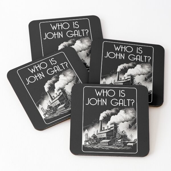 Item preview, Who is John Galt - Atlas Shrugged designed and sold by IfDesignGroup.