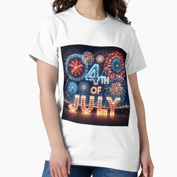 Item preview, 4th of July t-shirt designed and sold by 1cap1.